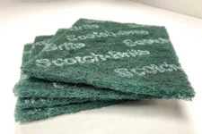 Scotch Brite Multi-Use Green Scouring Pads 4" x 6" Wholesale Bulk Pack-Box of 40