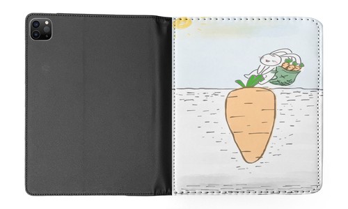 FUNDA FUNDA PARA APPLE IPAD|LINDO CONEJO CONEJITO TIRA ZANAHORIA - Imagen 4 de 55
