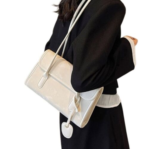 Bolso axila Bolso de gran capacidad Bolsos de hombro para niñas Mujeres Bolso de mano de cuero sintético - Imagen 12 de 17