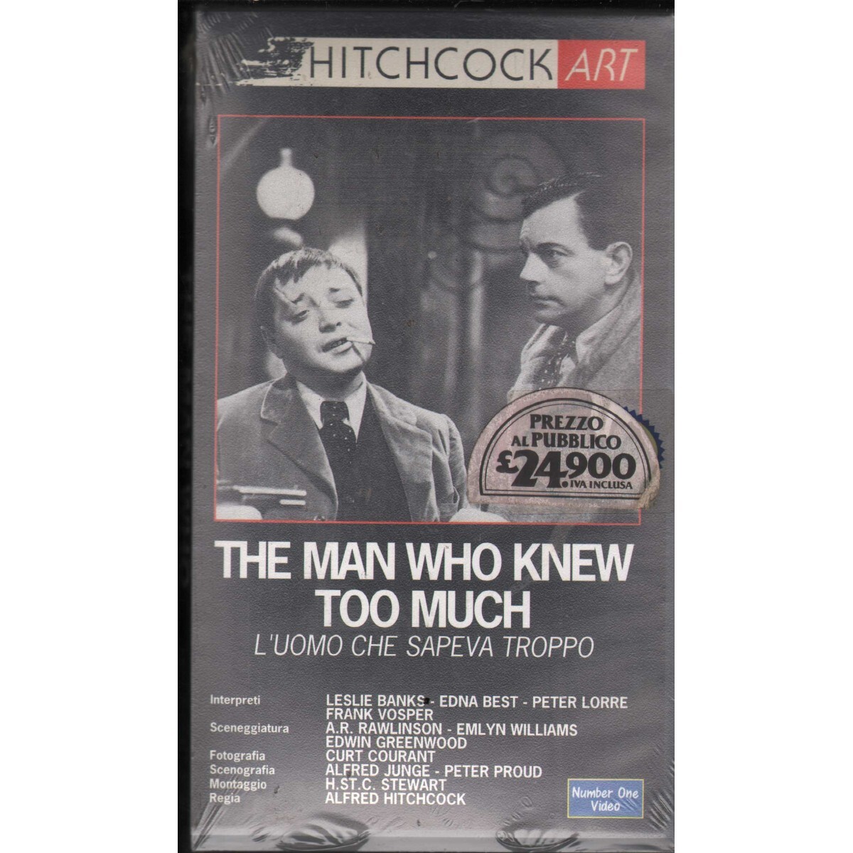 The Man Who Knew Too Much: The Man Who Knew Too Much VHS Alfred Hitchcock Uni...