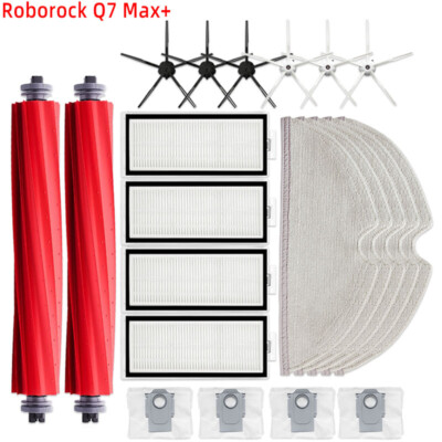 Roborock Q7 Max & T8 Zubehör-Set – Hauptbürste, Seitenbürsten & HEPA-Filter Für Beste Saugleistung