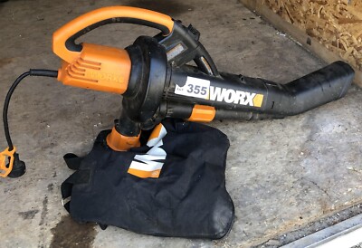 【定番】Muchmore製POWERMASTER WE2EVO中古 Worx WG502.2 Corded Electric Leaf Blower Vacuum Combo with