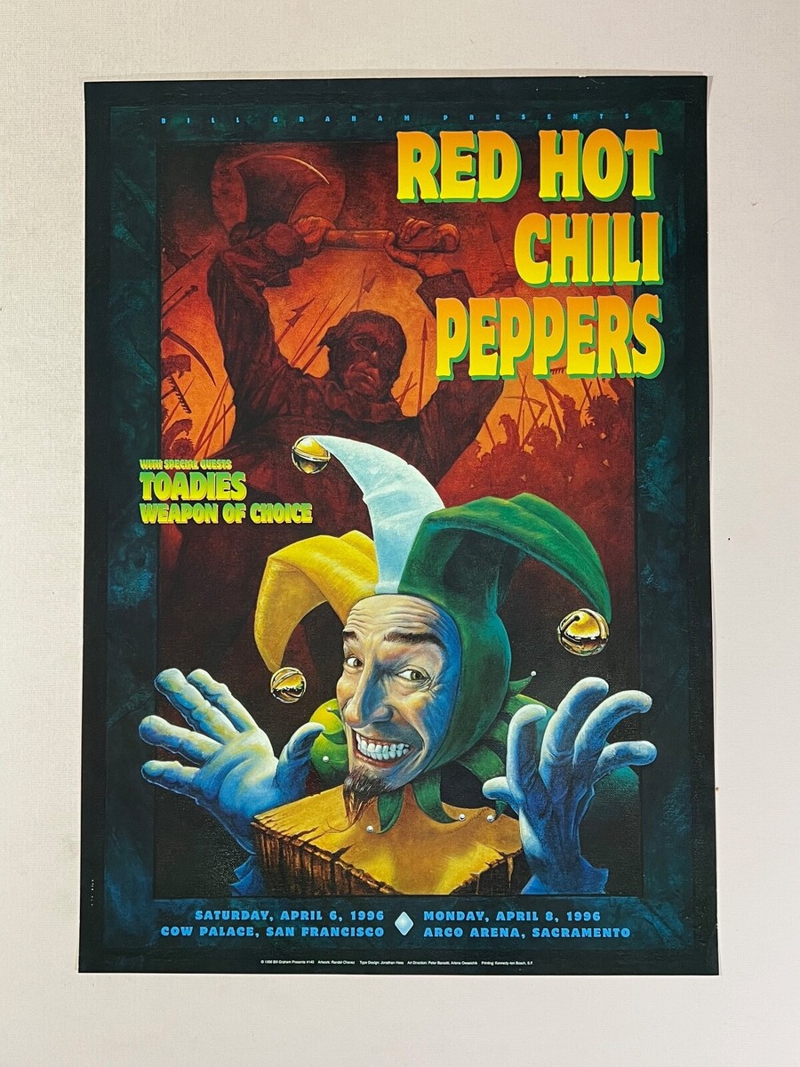 Red Hot Chili Peppers Poster 1996 BGP#115 San Francisco