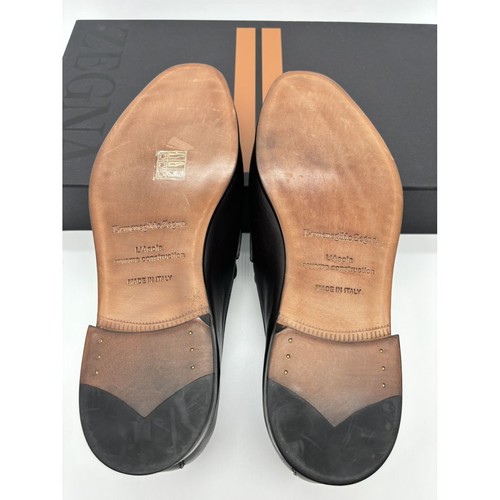 Ermenegildo Zegna Flats, Men, Shoes, Leather, Brown, 6 US - Picture 6 of 7