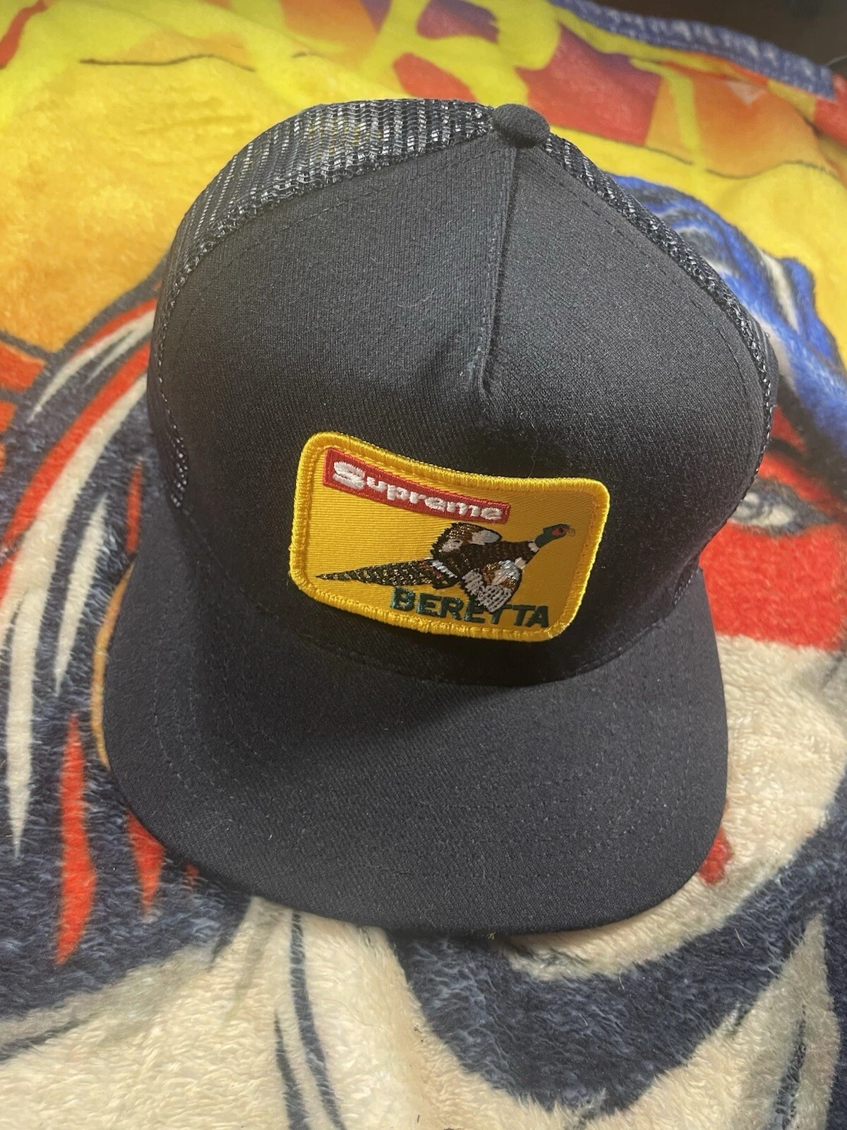 Casquette camionneur snapback maille béretta bleu suprême authentique 2011