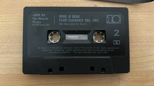 Soul II Soul - Club Classics Vol. One Cassette Tape Album - Picture 7 of 8