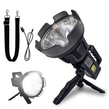 torcia tattica militare ricaricabile ultra potente 10.000 Lumen 500 metri