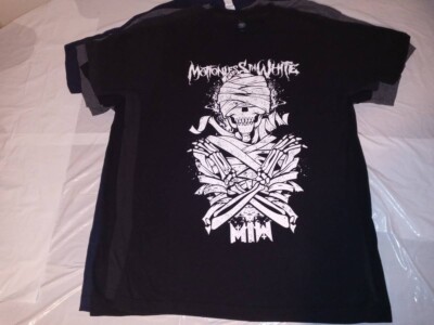 Motionless In White Metalcore MIW Mummy Skeleton Small S T-Shirt NOT A REPRINT