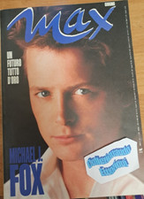 Max rivista giugno 1990-M. J.Fox+poster-Minnelli-Swayze-Bennato-Robbins-Turci