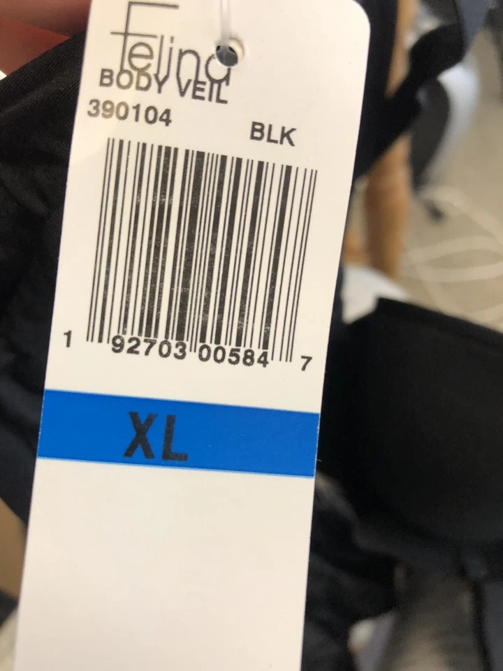 Body negro para mujer Felina talla XL Foto 4 de 4