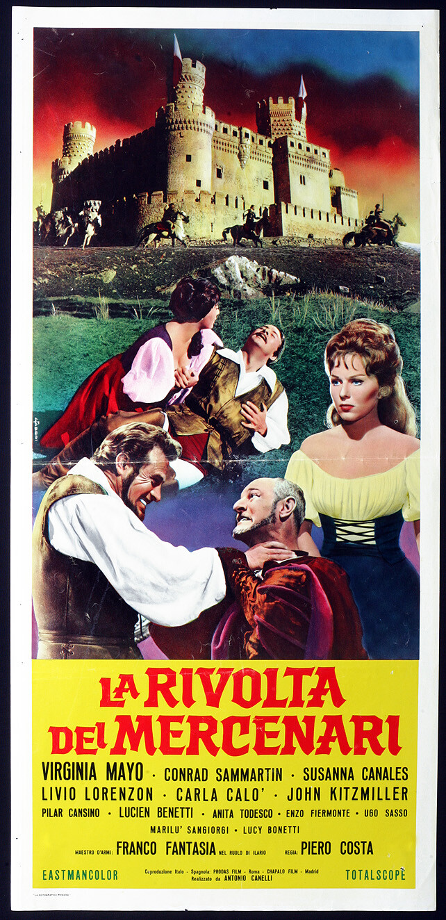 Locandina di La rivolta dei mercenari (1961)