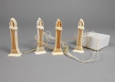 Dept 56 Candles set of 4 Brite Lites Village Accessory #52674 Works