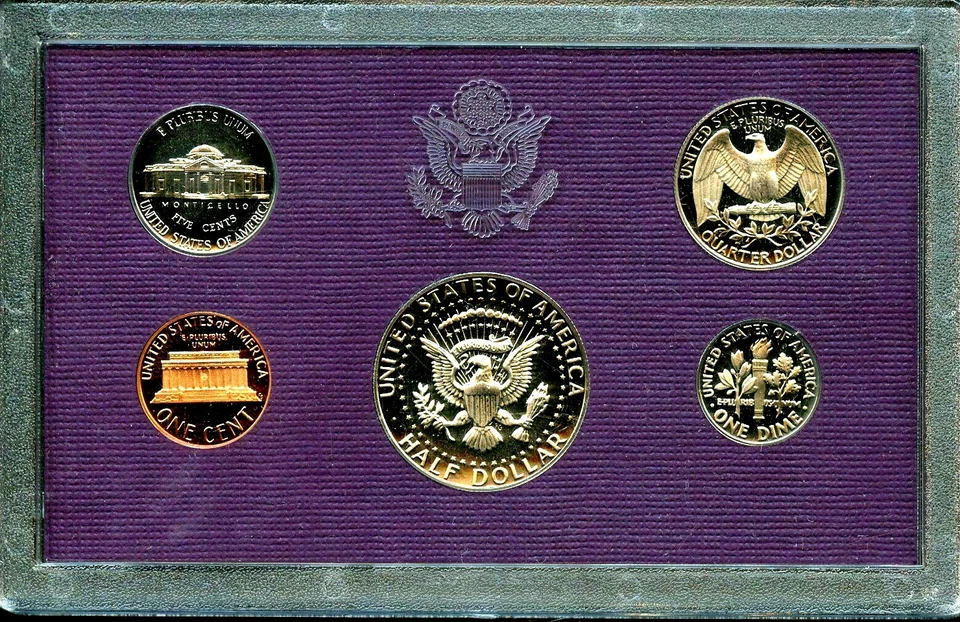 1984-S US Proof Mint Set 5 Coins CLAD 20uut0720 - Image 3 of 3