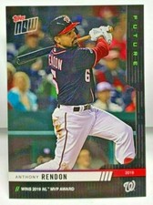 Anthony Rendon 2019 Topps Now Future Award Winners MVP Chrome 10-Card Set - Base