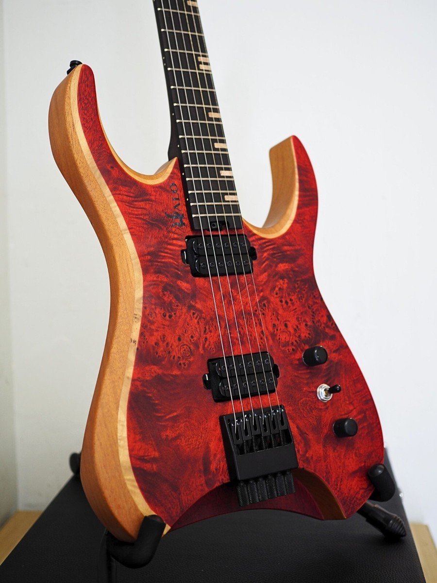 Halo MERUS 6-string Headless Guitar, Bare Knuckle Juggernauts