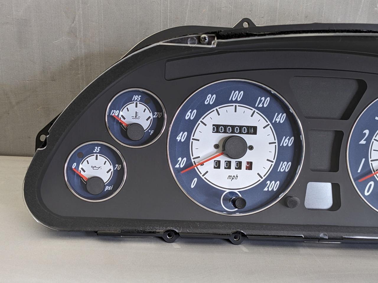 OEM 2005-2006 Maserati 4200 Spyder 200mph Speedometer Gauge Cluster 208914