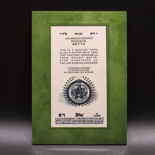 2024 Topps Allen & Ginter RELICS Full Size & Mini Framed (Jersey, Uniform, Bat) - Bild 15 von 17