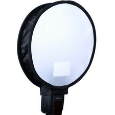 Easy-fold Round Mini Flash Softbox Diffuser Reflector for Pentax Metz Speedlite