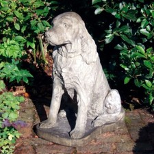 Springer Spaniel Stone Garden Ornament