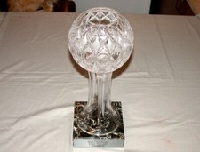 1991 Don Drysdalle HOF Golf Classic 15" Joska Crystal Championship Trophy