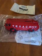 ERTL Texaco 1934 Doodle Bug Diamond T Tanker Truck Die Cast Coin Bank NIB NEW