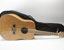 Dean Axdqagn Dread Quilt Ash Gloss Natural Right Handed Acoustic Guitar 