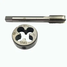 7/16" -27TPI Tap and Die Set HSS Right Hand Thread 7/16-27 Tap 7/16" -27UNS Die