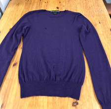 Ralph Lauren Black Label Sweater Cashmere ble...