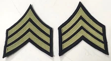  WWII US NCO SERGEANT JACKET RANK CHEVRONS INSIGNIA