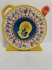 Vintage Mattel Mickey Mouse Disney ABC  s See N Say Good Working Condition 1989