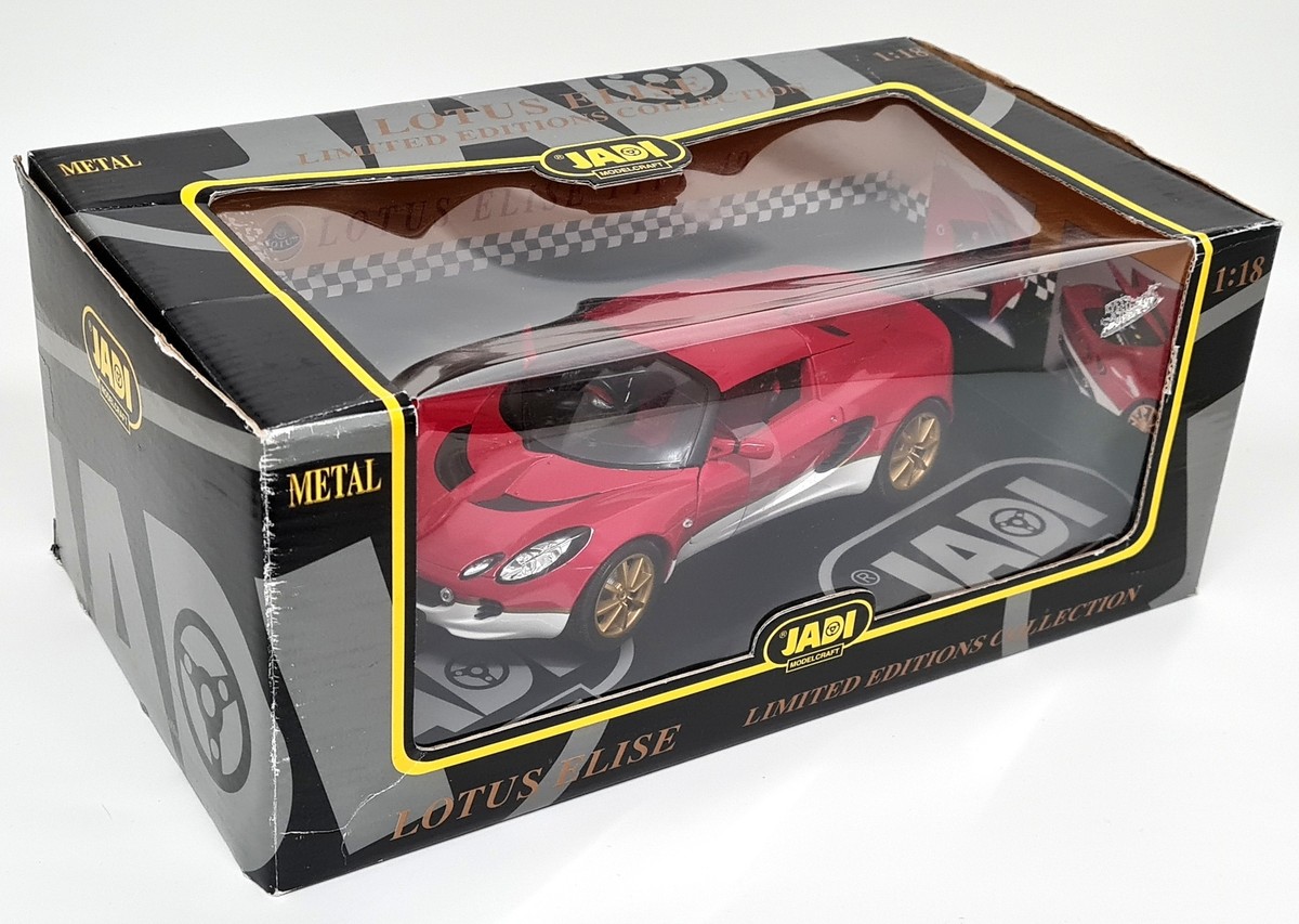 Jadi 1/18 Lotus Elise Type 49 Gold Leaf GP Livery Red Jadi 1/18 Lotus Elise Type 49 Gold Leaf GP Livery Red