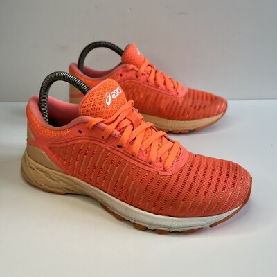 Asics Trainers Womens Pink UK Size Dynaflyte Running Shoes