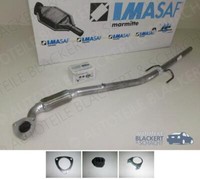 Imasaf Auspuff Hosenrohr, Abgasrohr für Opel / Saab Vectra C + 9-3 + Kombi
