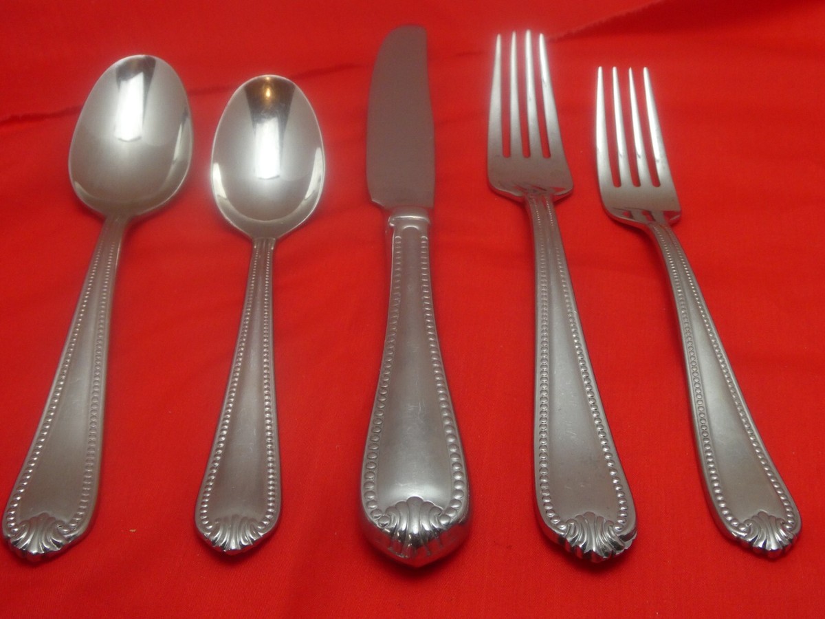 Lenox VINTAGE JEWEL Stainless 18/10 Glossy Silverware Pc Place