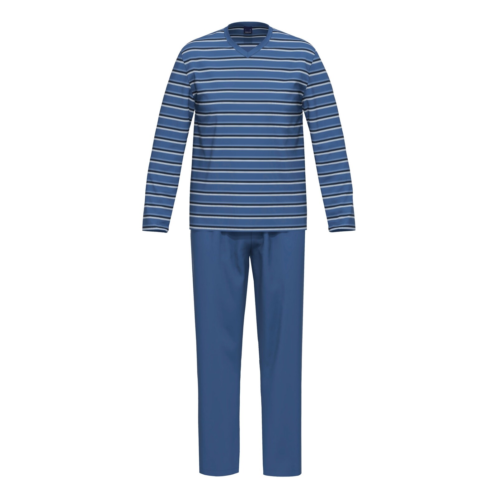 Пижамный комплект Ammann Herren, длинный комплект домашней одежды Schlafanzug lang