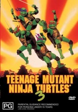 Teenage Mutant Ninja Turtles 3 - Turtles In Time (DVD, 1992) FAST NEXT DAY POST