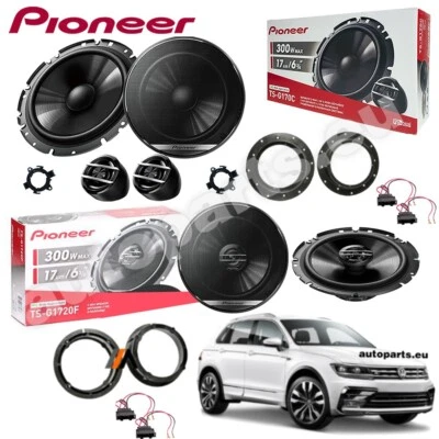 Kit 6 Haut-Parleurs Pioneer Avant Arrière Pour Volkswagen Tiguan 6,5" 2 Voies - Photo 1/4