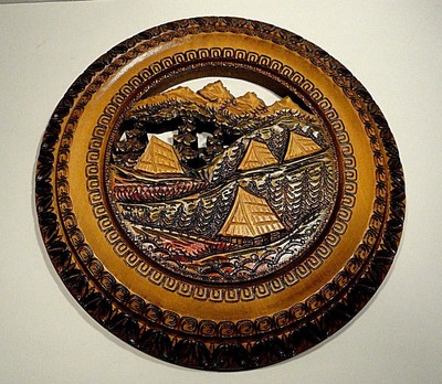 Polish Wood Carved Wall Plaque Zakopane Poland | eBay