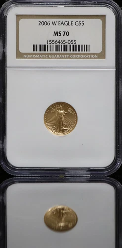 2006 $5 Gold American Eagle NGC MS70 ~ Solid Core