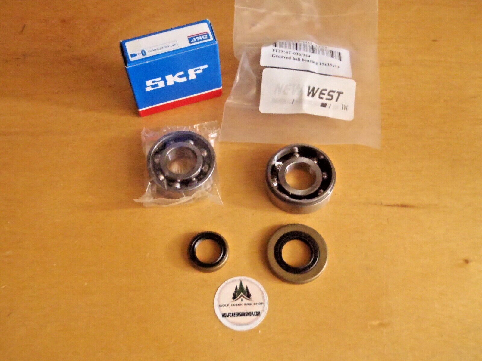 SKF/BAO/New West Crank crankshaft bearings and seals for Stihl MS460