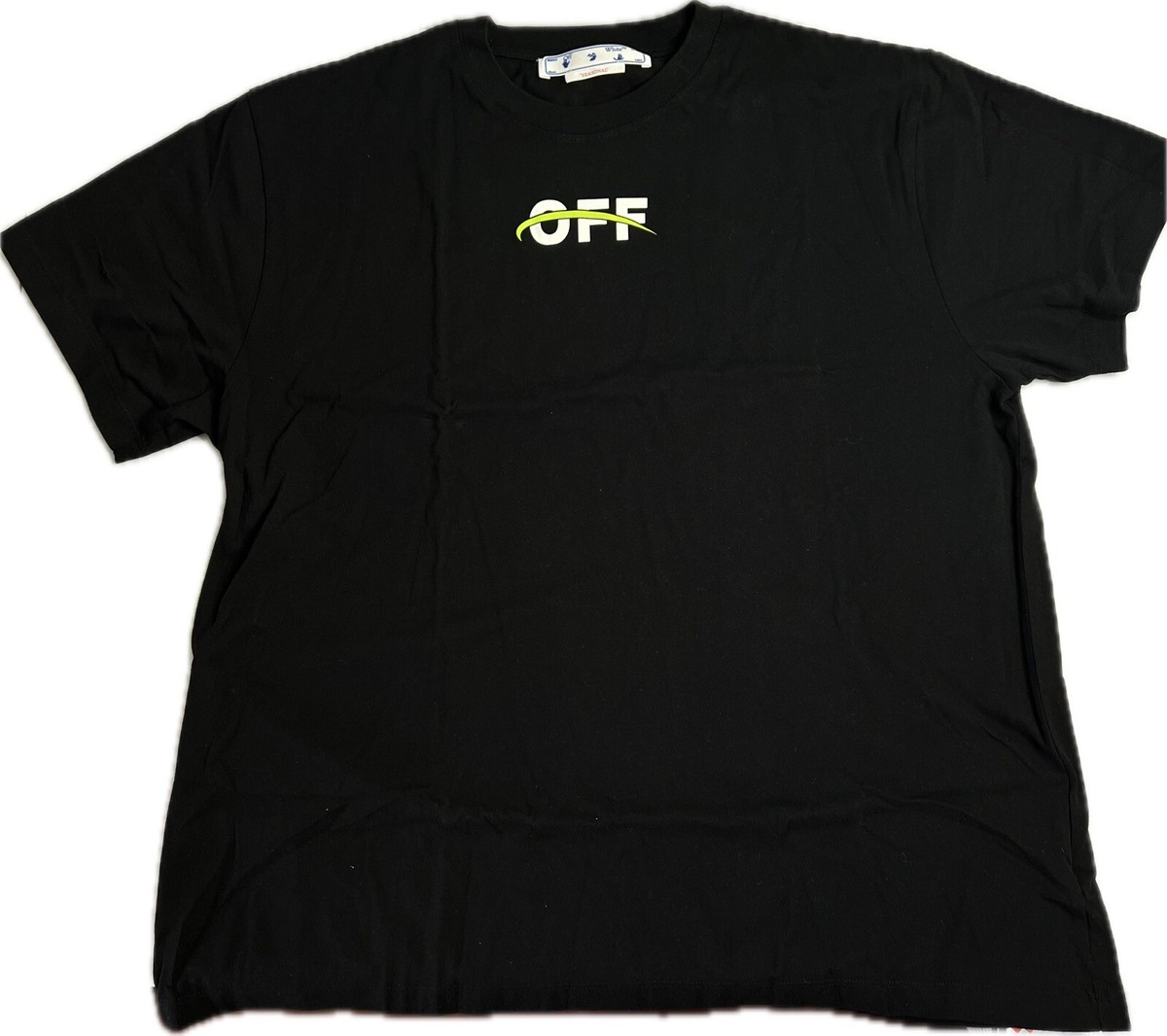 Off-White Industrial Graphic Print Short Sleeve Over T-Shirt 