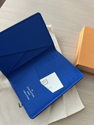 小物 LOUIS VUITTON New Louis Vuitton Monogram Pocket Organizer M80911 Eclipse Vroooom