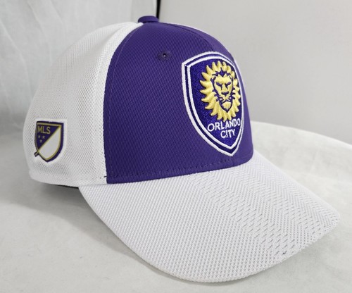Orlando City SC Adidas Two-Tone Authentic Structured Mesh Snapback Hat Cap - Picture 2 of 9