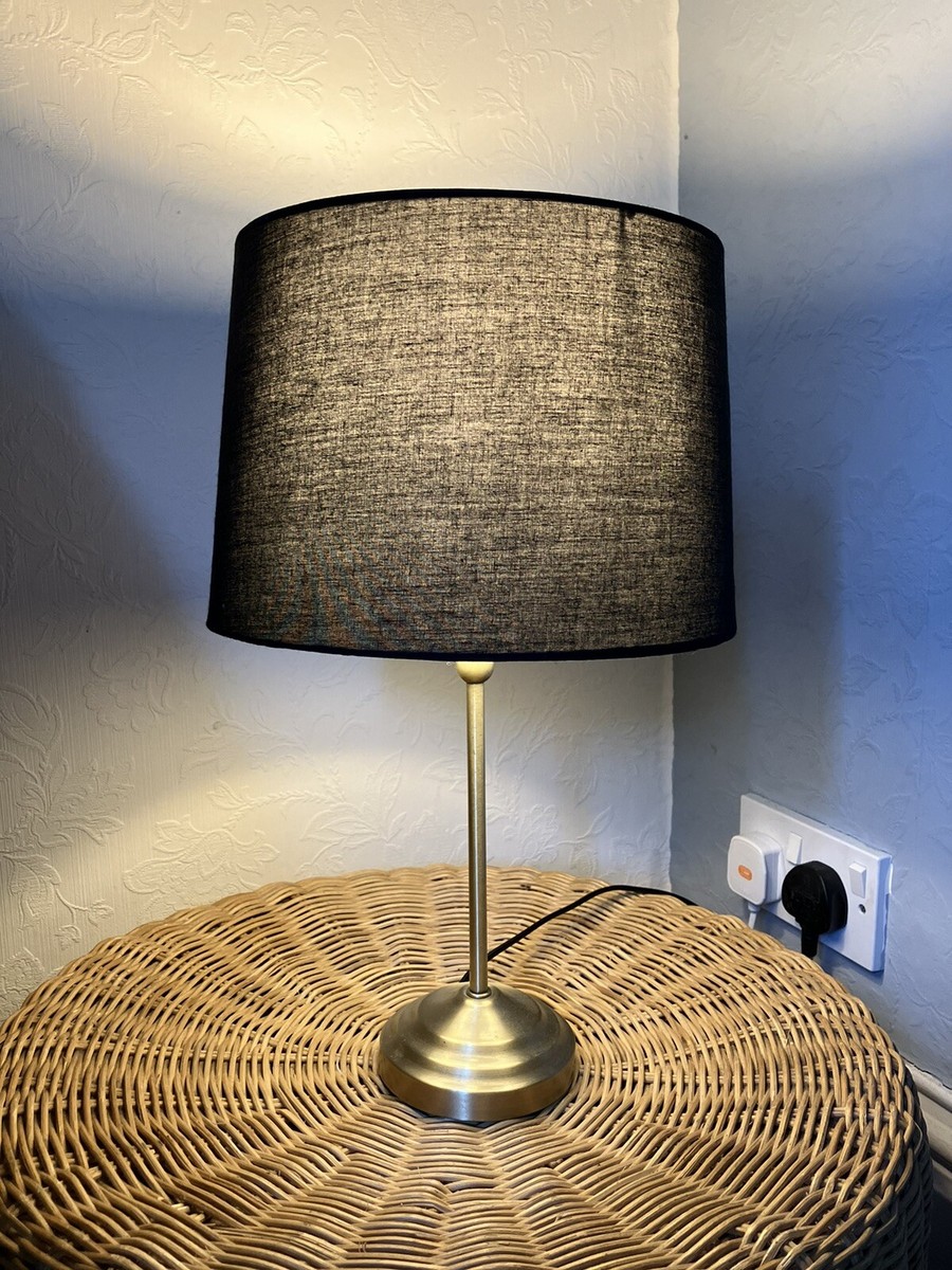 B M Brass Table Lamp With Shade UK