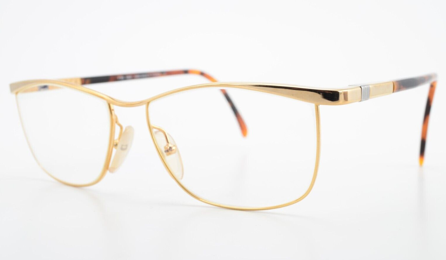 ОЧКИ STARCK для глаз MIKLI Brille P303 03057 Золотистые глянцевые черепаховые с оптикой на 360° на висках