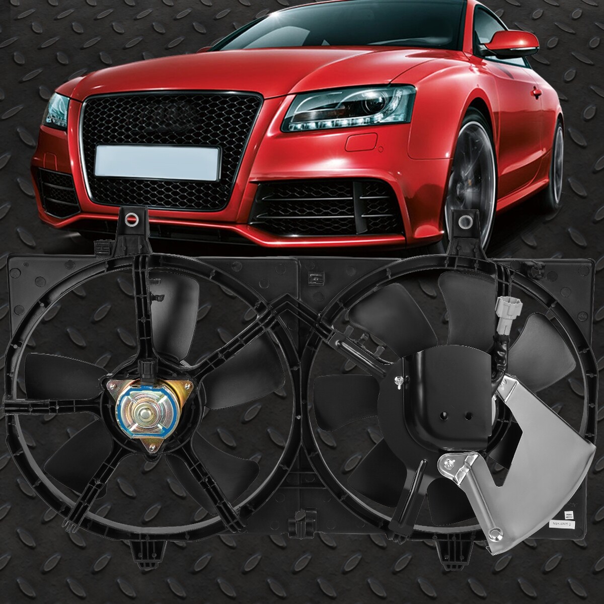 ДЛЯ 02-06 NISSAN SENTRA 1.8L OE STYLE ВЕНТИЛЯТОР ОХЛАЖДЕНИЯ РАДИАТОРА В СБОРЕ NI3115123