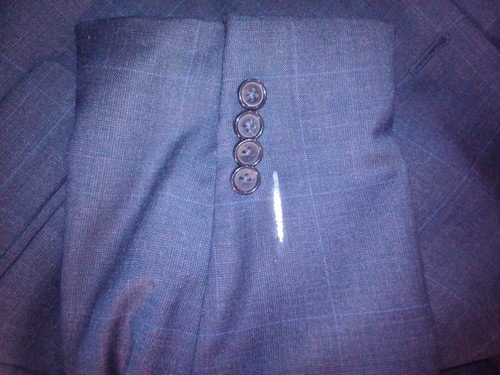 Lauren Ralph Lauren Ultra Flex Blazer Jacket Sport Coat Men 46 R Navy Wool - Picture 6 of 6
