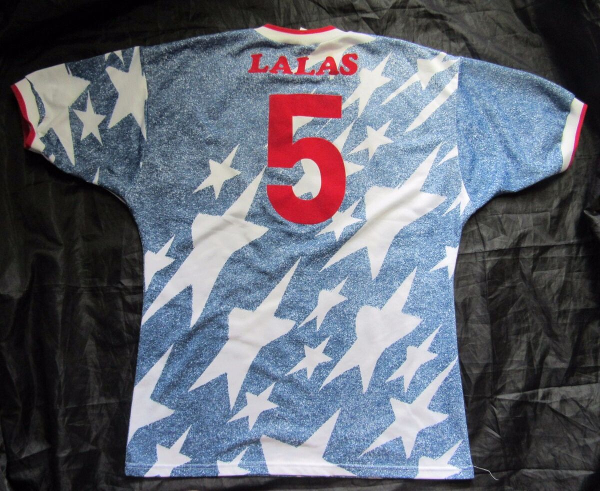 Alexi Lalas #5 USA soccer away shirt jersey ADIDAS World Cup Alexi Lalas #5 USA soccer away shirt jersey ADIDAS World Cup