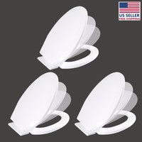 3 Toilet Seat Slow Ez Close No Slam Plastic Elongated White | Renovator's Supply on sale 3 Toilet Seat Slow Ez Close No Slam Plastic Elongated White | Renovator's Supply on sale