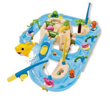 Pinkfon Baby Shark Mega Aqua Express Water  & Fishing Play Set Kid Play Toy Doll